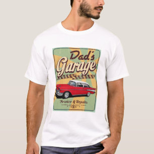 Camiseta Garaje aéreo retro Bel de papá