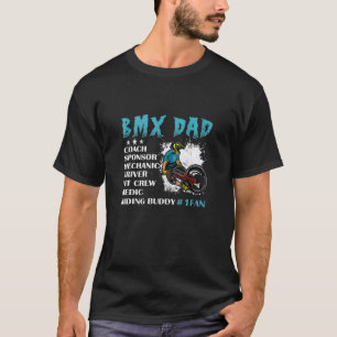 Camiseta Garaje Bmx Padre Entrenador Patrocinador Mecánico