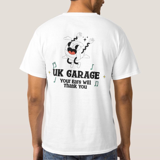 Camiseta Garaje británico: sus orejas agradecerán la camise (Reverso)