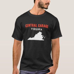 Camiseta Garaje Central Virginia EE. UU. Estado América Via