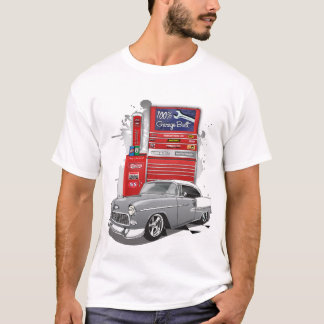 Camiseta Garaje de aire fresco de color gris claro de 1955