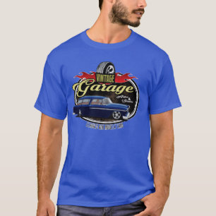 Camiseta Garaje de autos clásicos con regalo de Blue Nomad