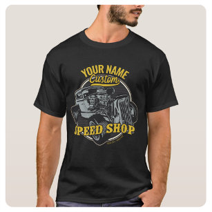 Camiseta Garaje de Carreras de tienda de velocidad de rod c