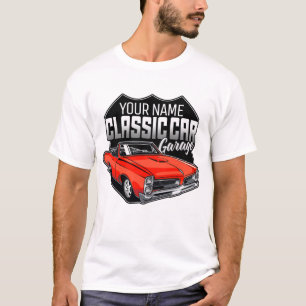 Camiseta Garaje de coche clásico convertible personalizado