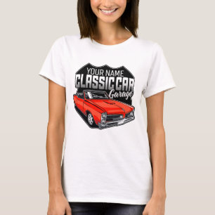 Camiseta Garaje de coche clásico personalizado 1966 GTO