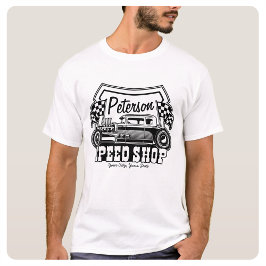 Camiseta Garaje de tienda de velocidad de Carreras caliente