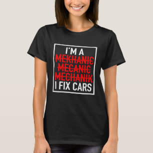 Camiseta Garaje del taller de reparación automática del mec