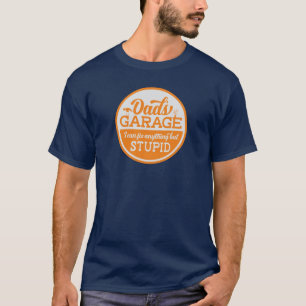 Camiseta Garaje Divertido del Papá