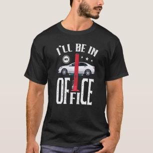 Camiseta Garaje Estaré En Mi Oficina Mecánico De Coche Mec