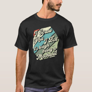 Camiseta Garaje I Tornillo I Tuerca I Perno Mecánico Repara