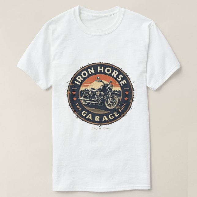 Camiseta Garaje Iron Horse (Diseño del anverso)