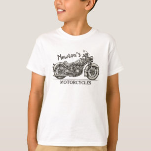 Camiseta Garaje para motociclistas con nombre personalizado