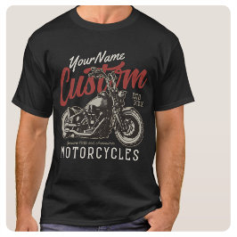 Camiseta Garaje para motociclistas Rebel Cruiser Personaliz