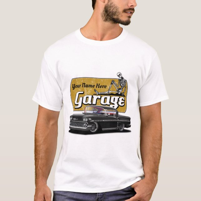 Camiseta Garaje personalizado del impala (Anverso)