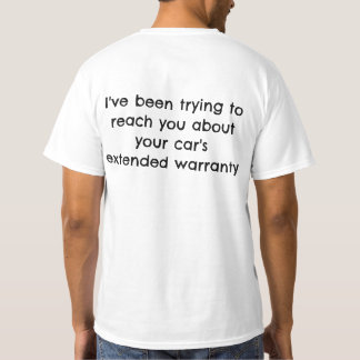 Camiseta Garantía del automóvil