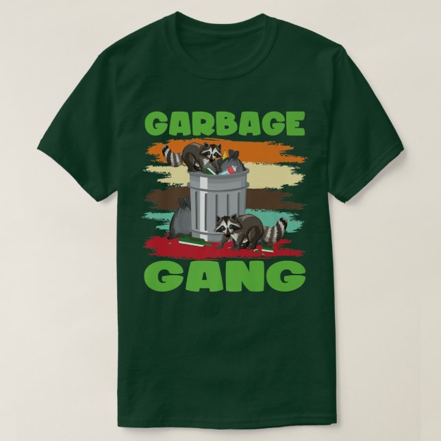 Camiseta Garbage Gang Garbage Truck Dump Truck Trash Truck  (Diseño del anverso)
