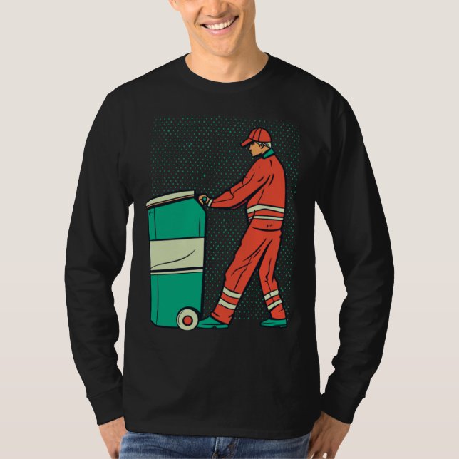 Camiseta Garbage Man Cleaning Housekeeping (Anverso)