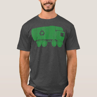 Camiseta Garbage Smiling Truck Boy Love Recycling Day Dustc