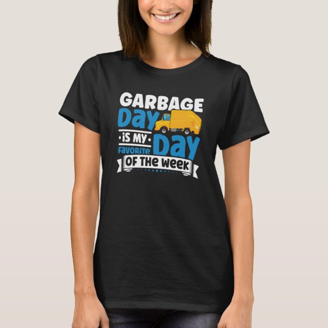 Camiseta Garbage Truck Apparel Recyling for Toddler Boys (Anverso)