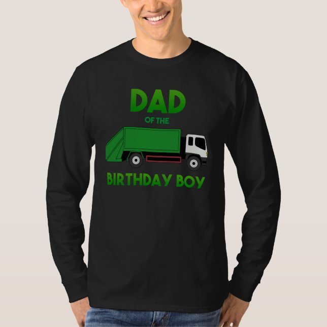 Camiseta Garbage Truck Dirty Cans Recycling Day Dustcar Dad (Anverso)