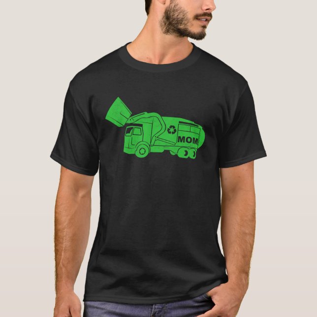 Camiseta Garbage Truck Tshirt For Mom Trash Day Waste Dispo (Anverso)