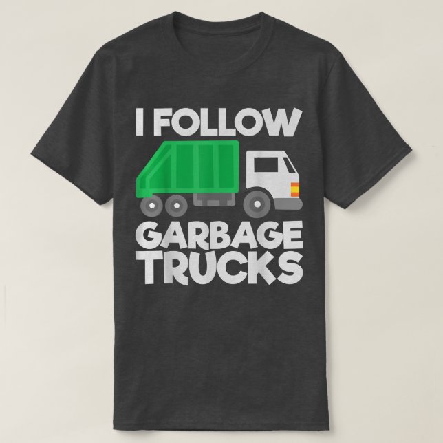 Camiseta Garbage Trucks  (Diseño del anverso)