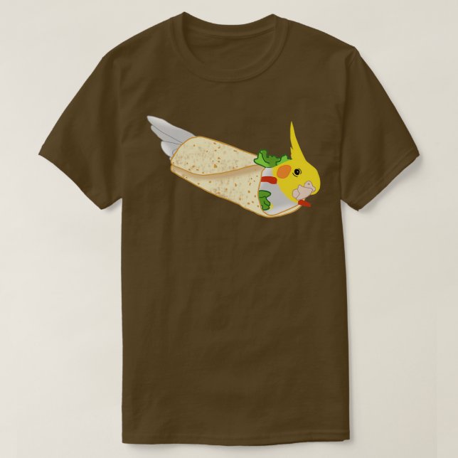 Camiseta garbito burrito cocatiel (Diseño del anverso)