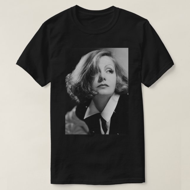 Camiseta Garbo BW Poster1 (Diseño del anverso)