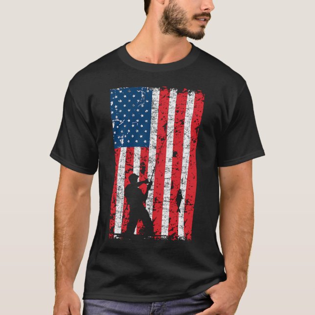 Camiseta Garcita Azul Cazando Peces (Anverso)