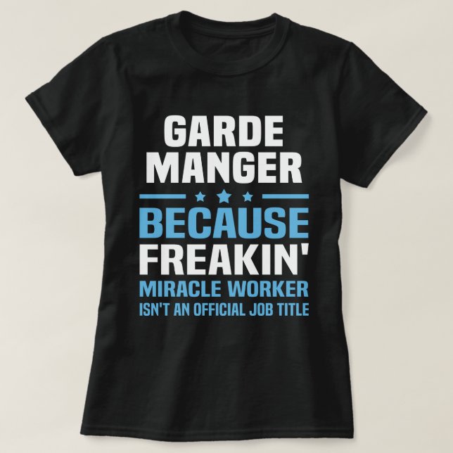 Camiseta Garde Manger (Diseño del anverso)