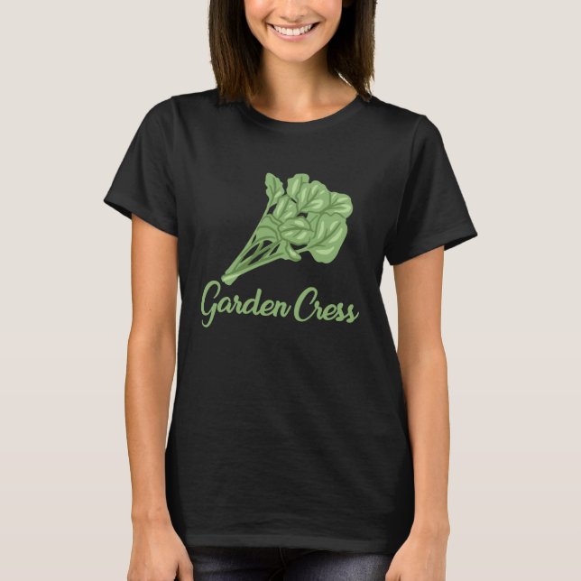 Camiseta Garden Cress Apparel Edible Herbs Lover (Anverso)