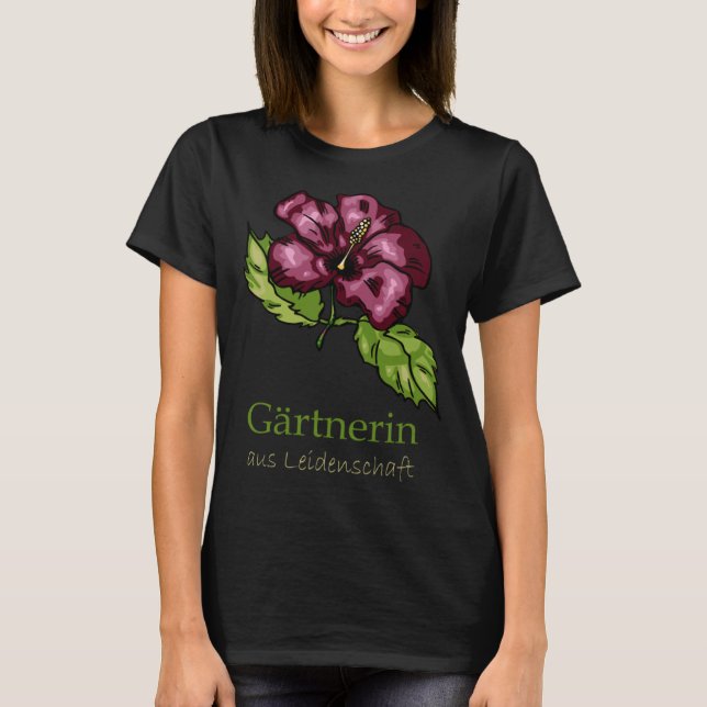 Camiseta Garden Hibiscus Flowers Gardener (Anverso)