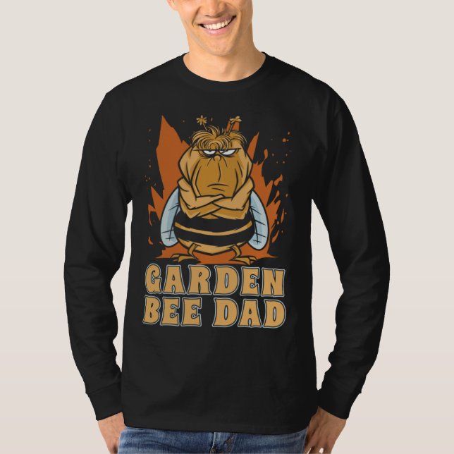 Camiseta Gardener Dad Flowers Garden  Plants Gardening Bees (Anverso)