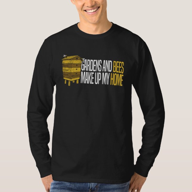 Camiseta Gardener Garden Flowers  Plants Gardening Bees (Anverso)