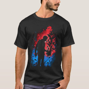 Camiseta Gardener Landscape Gardener Flames Retro Garden Wo