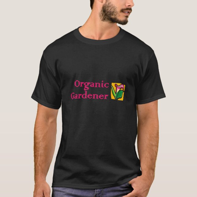 Camiseta Gardener orgánico - Calla Lilies (Anverso)