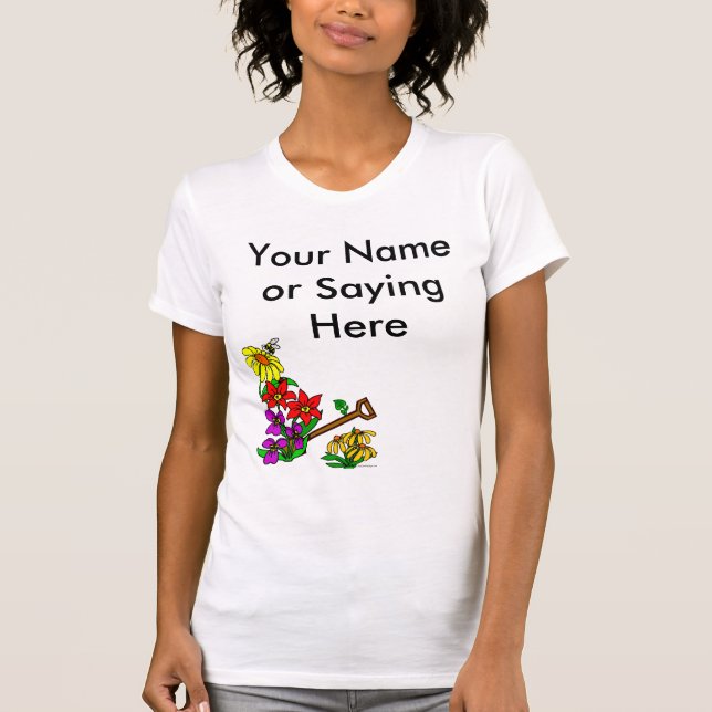 Camiseta Gardener personalizado diciendo (Anverso)