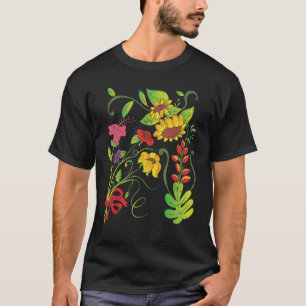 Camiseta Gardener Wildflower Blossoms Plant Garden Flowers 