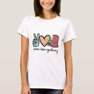 Camiseta Gardening de amor por la paz