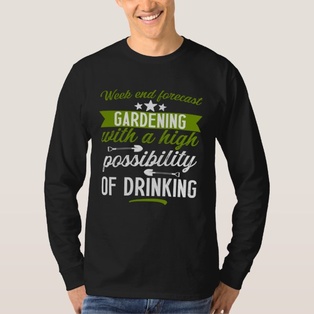 Camiseta Gardening   gardener outfit drinking men  1 (Anverso)