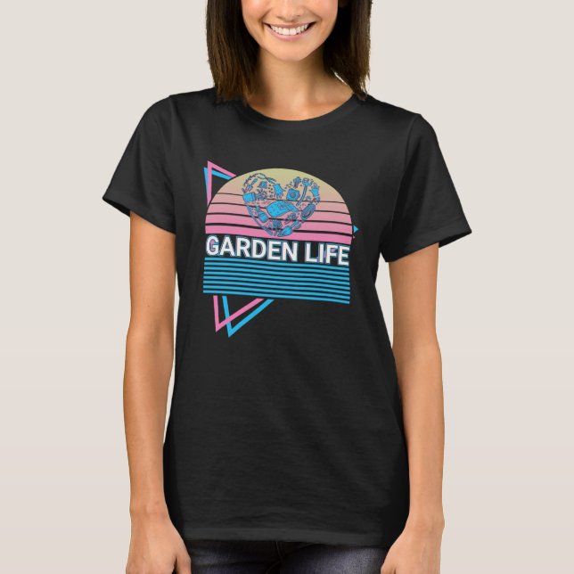 Camiseta Gardening Gardener Retro Garden Life (Anverso)