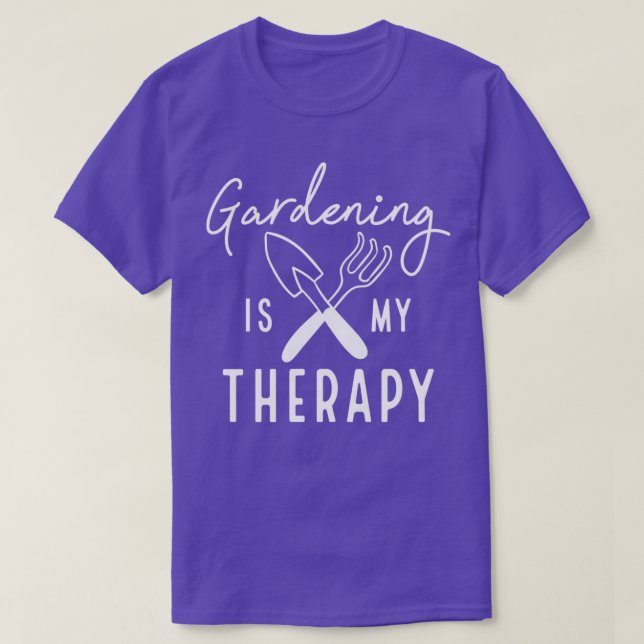 Camiseta Gardening Is My Therapy        (4)  (Diseño del anverso)