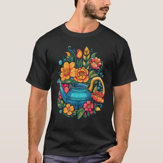 Camiseta Gardening Life Garden Plant  Planting Flowers Farm (Anverso)