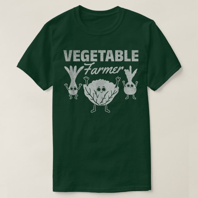 Camiseta Gardening Vegetables Gardener Funny Vegetable Farm (Diseño del anverso)