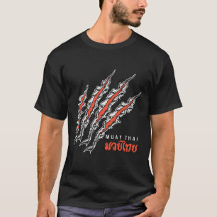 Camiseta Garfa de Tigre de Muay Thai Mma Pelea Callejera Ki
