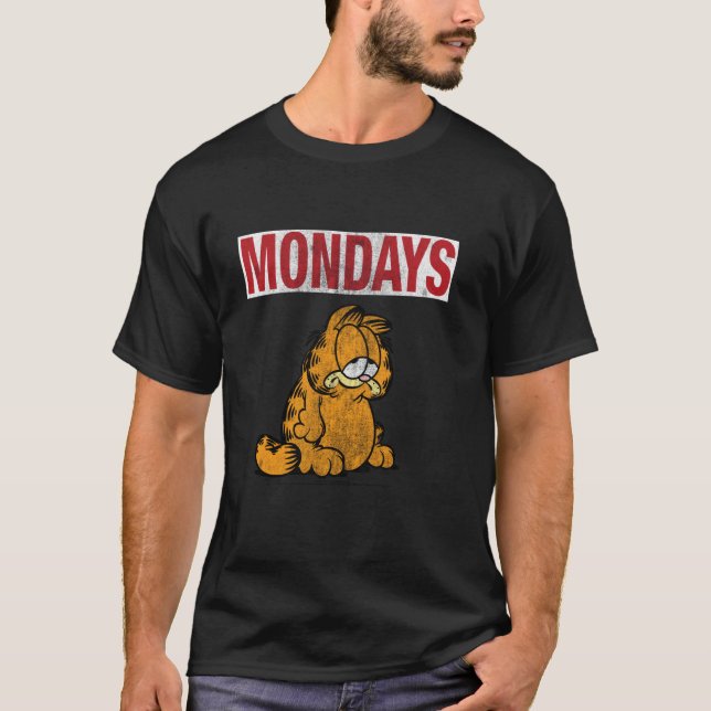 Camiseta Garfield Mondays (Anverso)