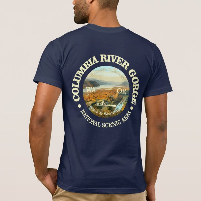 Camiseta Garganta del río Columbia NSA (Reverso)