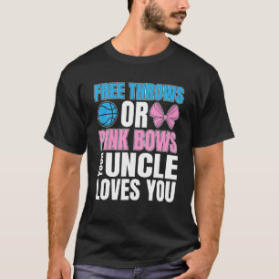 Camiseta garganta libre o arcos rosados El tío te ama el gé