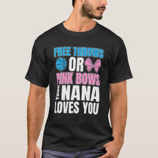 Camiseta garganta libre o arcos rosados Nana te ama género