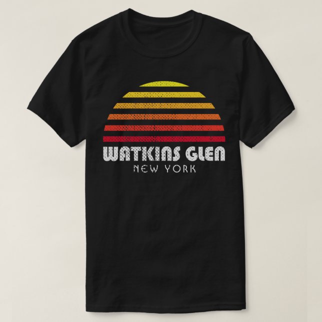 Camiseta Gargantas de cascadas de Nueva York del Parque Est (Diseño del anverso)